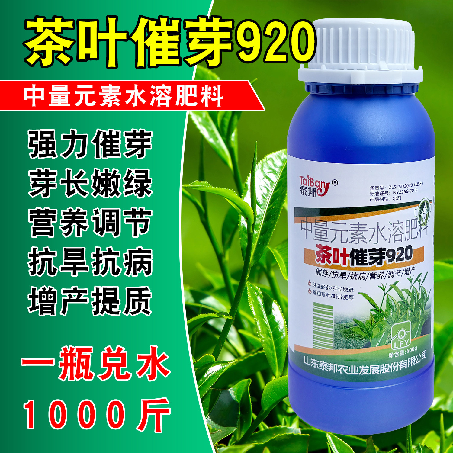 茶叶专用催芽920素爆牙增产增厚图片