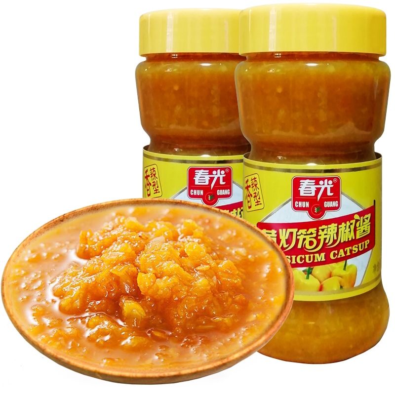 海南特产春光黄灯笼辣椒酱0脂肪