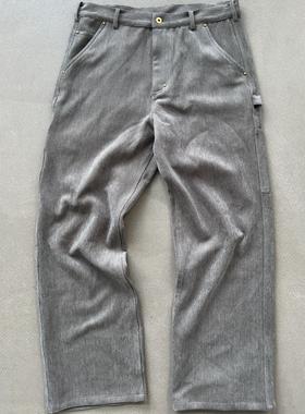 实体现货 Epide Prefab 丝绒光感复古老钱松弛感伐木工装长裤