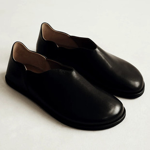 Epide 一脚蹬老钱风穆勒鞋 Prefab 拖鞋 羊皮革乐福鞋 实体现货