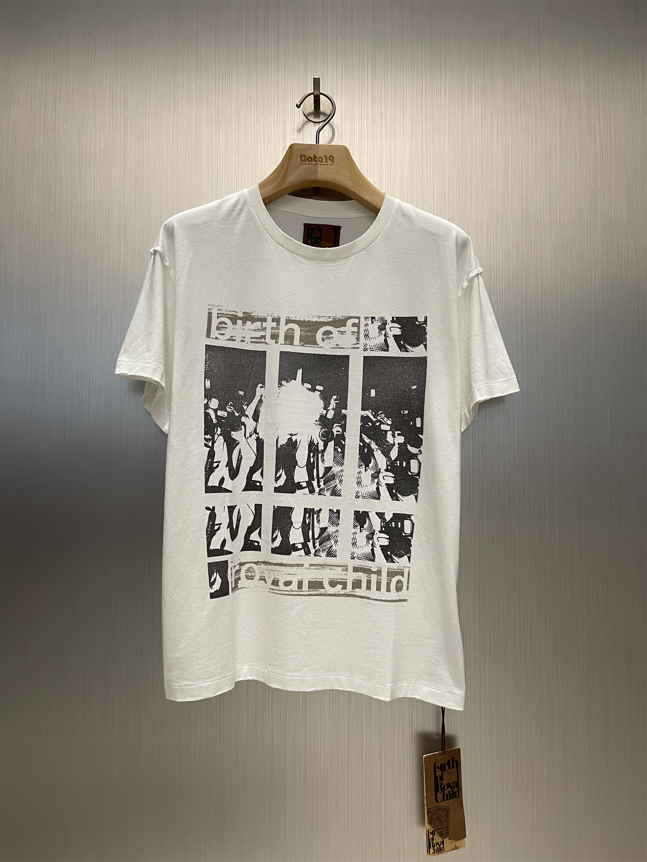 实体现货 Birth Of Royal Child Borc 闪光灯字母印花短袖T恤