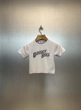 实体现货 Deadly Doll 字母短款露脐辣妹T恤 虞书欣Lisa程潇同款