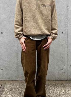 实体现货 Epide Prefab 灯芯绒极简老钱松弛垂感直筒休闲长裤