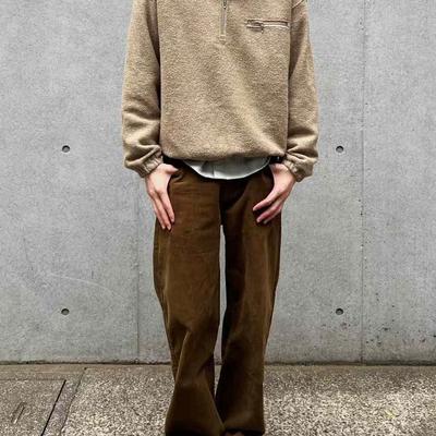 实体现货 Epide Prefab 灯芯绒极简老钱松弛垂感直筒休闲长裤