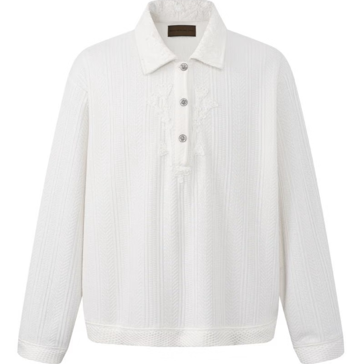 实体现货 Birth Of Royal Child Borc 立体钩花针织长袖POLO衫