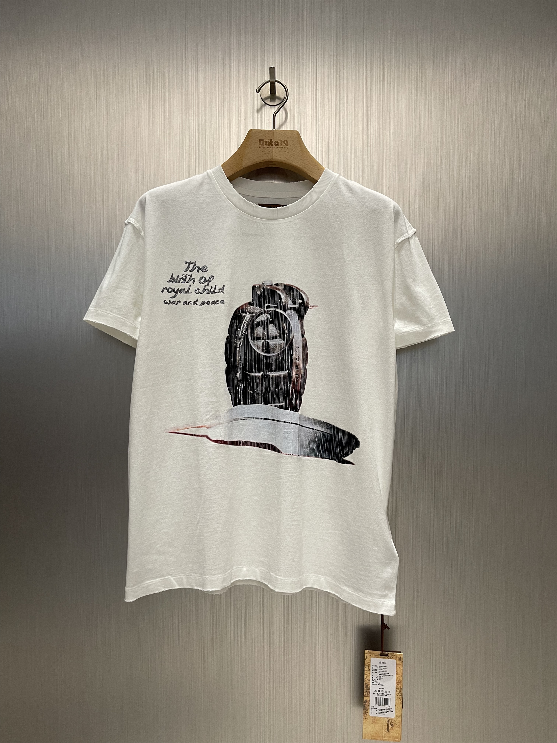 实体现货 Birth Of Royal Child Borc 和平鸽印花短袖T恤