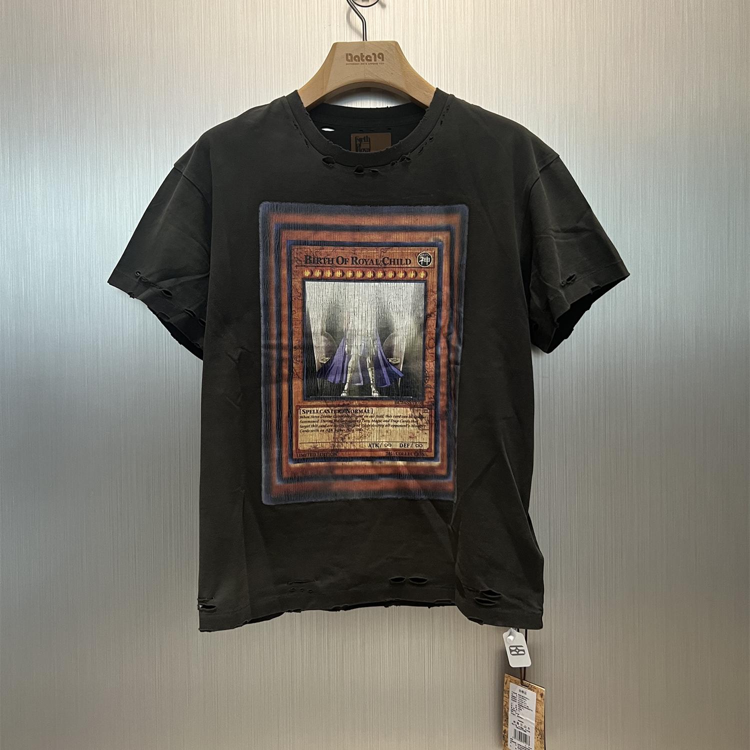 实体现货 Birth Of Royal Child Borc 游戏王破坏印花短袖T恤