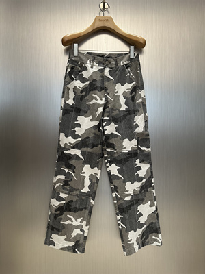 实体现货 Purey Cargo Pants 极地迷彩水洗做旧直筒工装裤长裤
