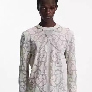 Royal Child Borc 实体现货 烧花藤蔓镂空打底紧身长袖 Birth