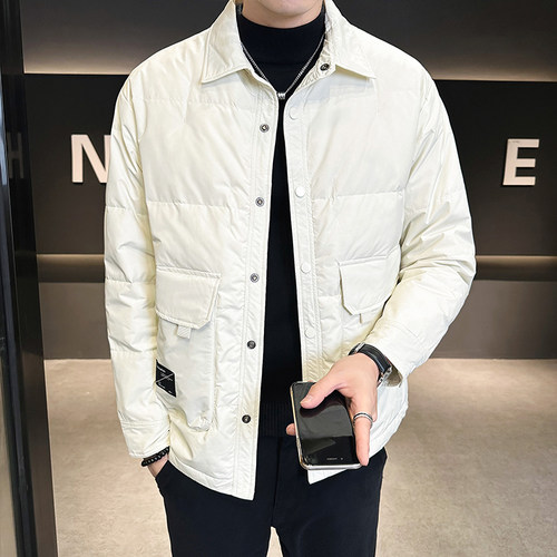 新款修身羽绒上衣加厚冬装外套