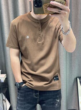 潮牌短袖t恤男夏季新款男士高端