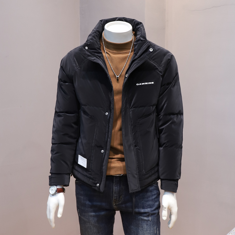 闲上衣男士白鸭绒保暖羽绒服外套