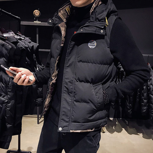 宽松工装加厚马夹棉衣休闲外套