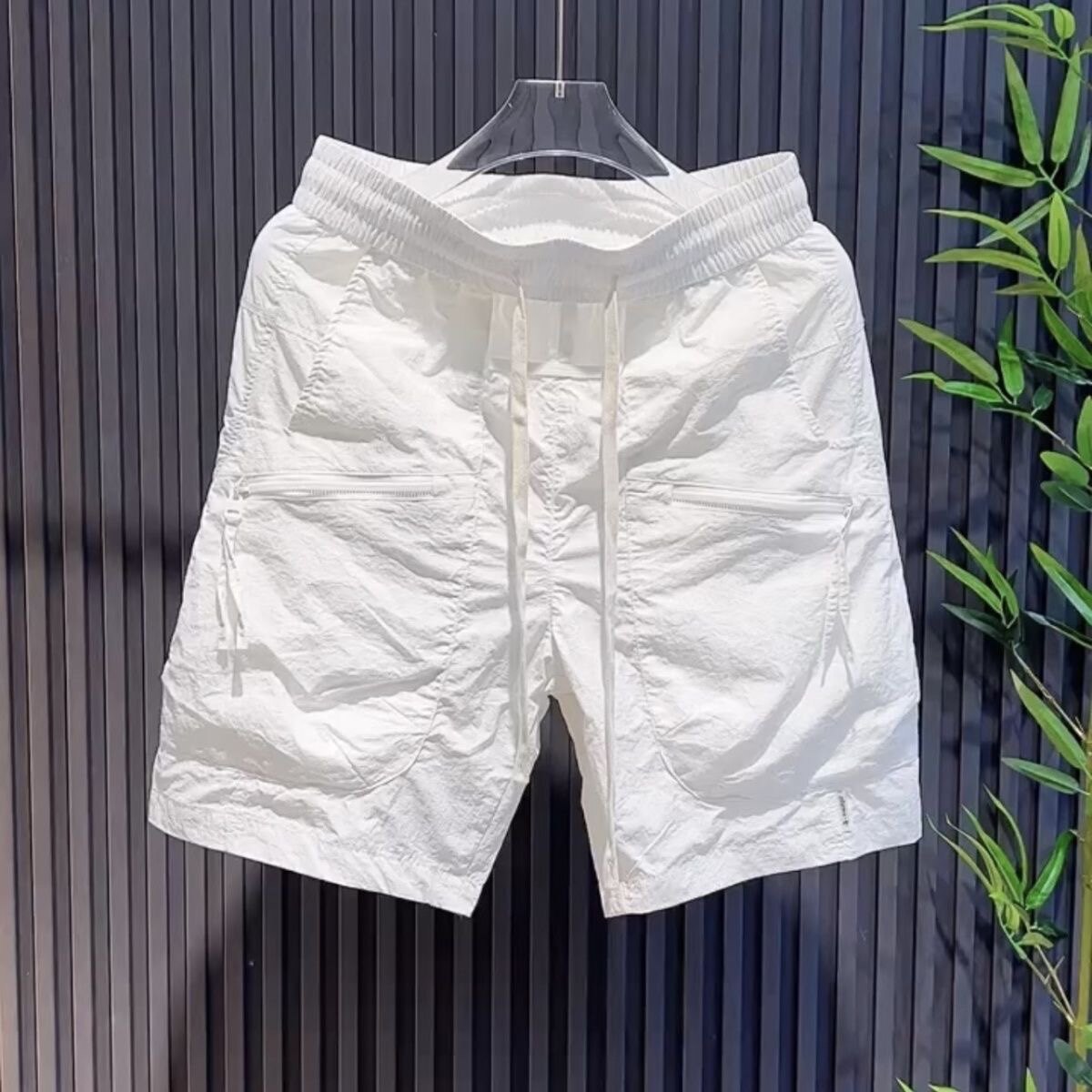 轻奢夏季潮牌男士工装五分裤短裤速干新款韩版大口袋休闲宽松中裤