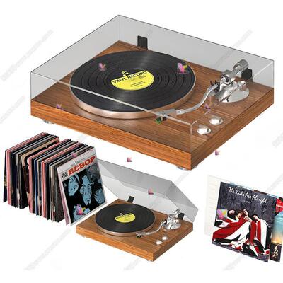 草图大师2331 现代唱片机 唱片摆件 碟片装饰 老式CD光盘SU模型