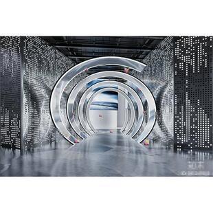 4672现代科技展厅 展览展示空间 展览馆 艺术展厅 展厅 SU模型