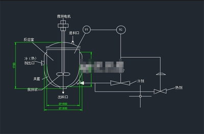 乙酸乙酯化学反应工艺流程图CAD图纸 流程图 设备简图 等