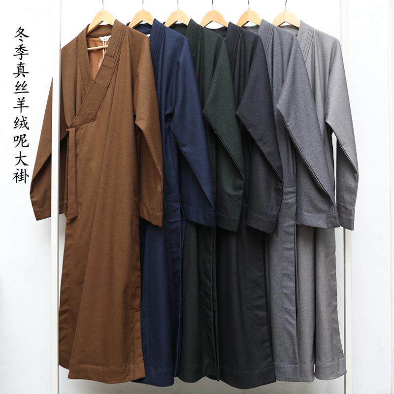慈心缘冬季僧服羊绒呢大褂保暖加里布出家人长褂僧人衣服僧装和尚