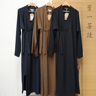 慈心缘僧服秋冬羊毛呢大褂短褂出家人衣服师父长褂和尚长衫男女款
