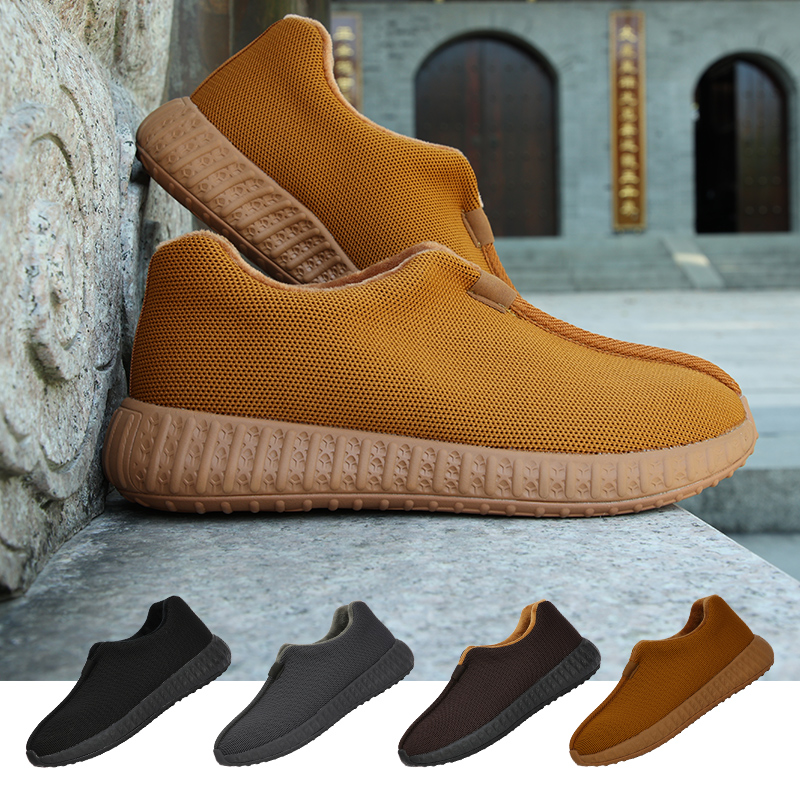 了牌保暖飞织二棉鞋冬季防滑