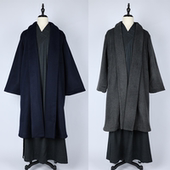 慈心缘僧服秋冬季 羊绒呢禅修长褂外套长款 男女2023新加厚保暖披风