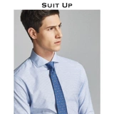 Рубашка, классический костюм, трендовый лонгслив, французский стиль, облегающий крой