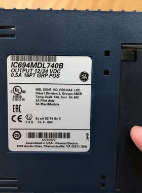 GE模块IC694MDL740B议价