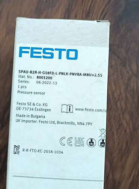 费斯托传感器 8001200  SPAU-B2R-T-R18议价