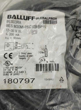 BES03RA巴鲁夫BES M30MI-PSC10B议价