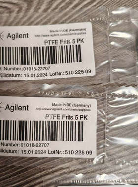 安捷伦过滤白头 01018-22707 PTFE Frits议价