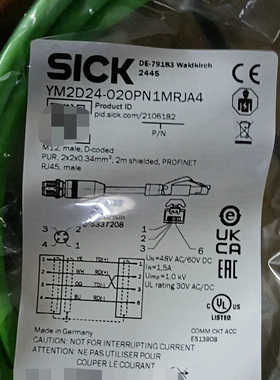 SICK西克PROFINET连接线 YM2D24-020议价
