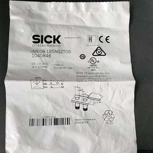 SICK传感器IME08-1B5NSZT0S  货号10议价