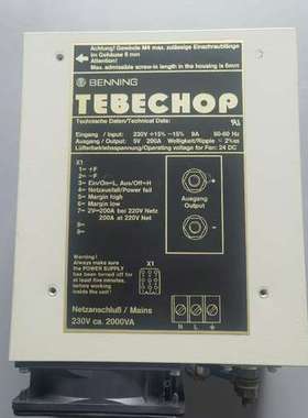 北宁TEBECHOP开关电源 5V 200A议价