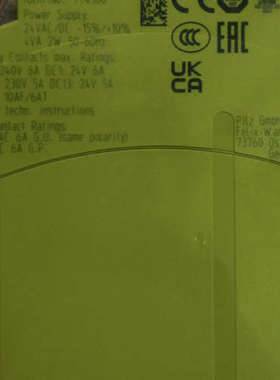 774300 PILZ 皮尔兹安全继电器 PNOZ X1货号议价