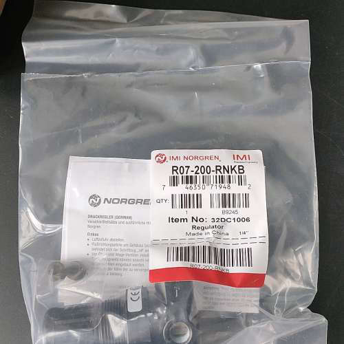诺冠R07-200-RNKB减压阀100个 有议价