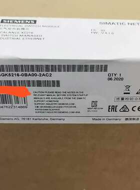 (议价)6gk5216-0ba00-2ac2交换机模块，正