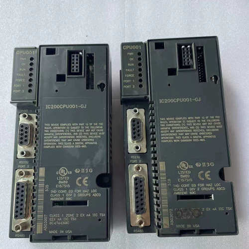 GE CPU模块 IC200CPU001-GJ，共两块，议价