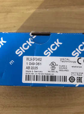 SICK WL9-3P2462  1049061拍照！数议价