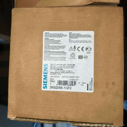 3RB2066-1GF2电子过载继电器，3RB2议价