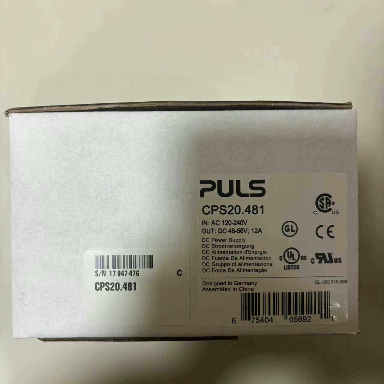 CPS20.481 普尔世PULS开关电源，议价
