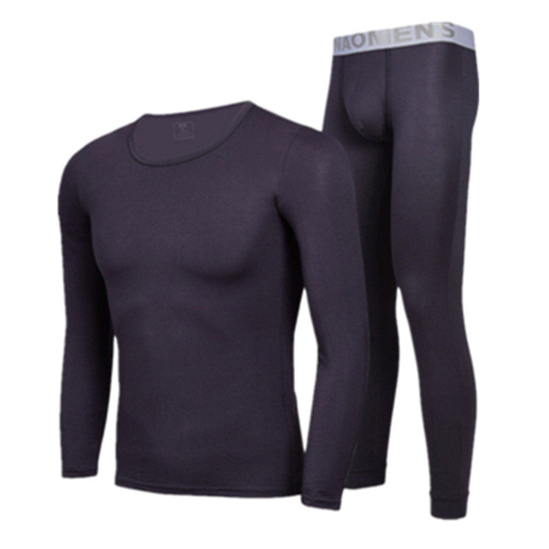 MENS AUTUMN CLOTHES AUTUMN PANTS SET YOUTH MODAL SLIM WARM THIN STRETCH FALL|WINTER BASIC UNDERWEAR