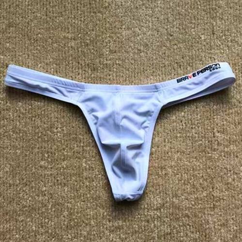 无畏船长男士单丁内裤 青年低腰性感丝滑锦纶男生丁字裤夏季T裤