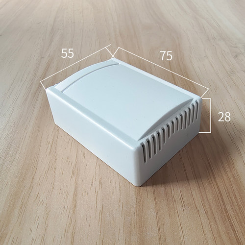 塑料材质传感器外壳新蓝开孔定制