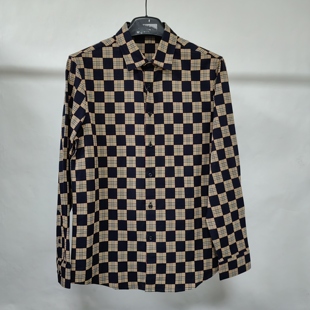 纯棉面料 男士 休闲时尚 费 衬衫 品牌 长袖 DF20FW1029 高端男装