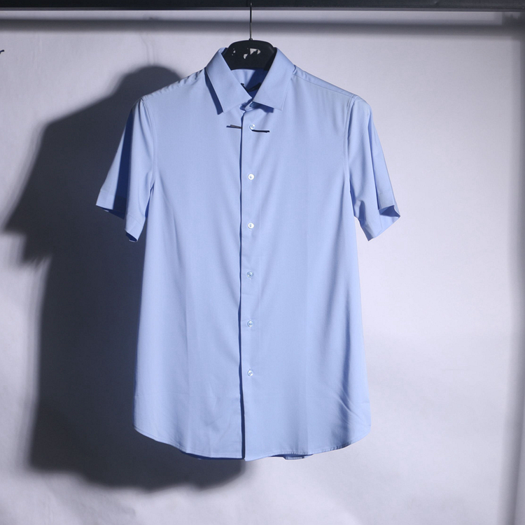 威可家2503C2 好物优质 粘纤面料 男士休闲短袖衬衫