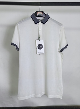 卡尔牌  高端商务衬T恤 纯棉面料  男士时尚休闲短袖T恤0004FPW1