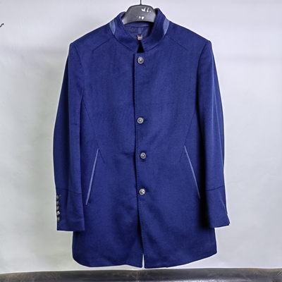 依wen高端品牌  羊毛面料 男装休闲时尚中长款毛呢大衣外套T2968