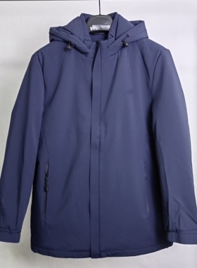 梦家高端品质外套  男装休闲时尚羽绒服外套 可拆卸羽绒内胆T2881