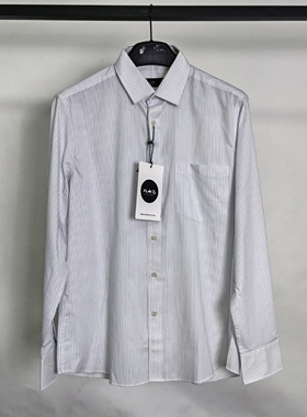 卡尔牌  高端商务衬衫  纯棉面料 男士时尚休闲长袖衬衫3917FSN2