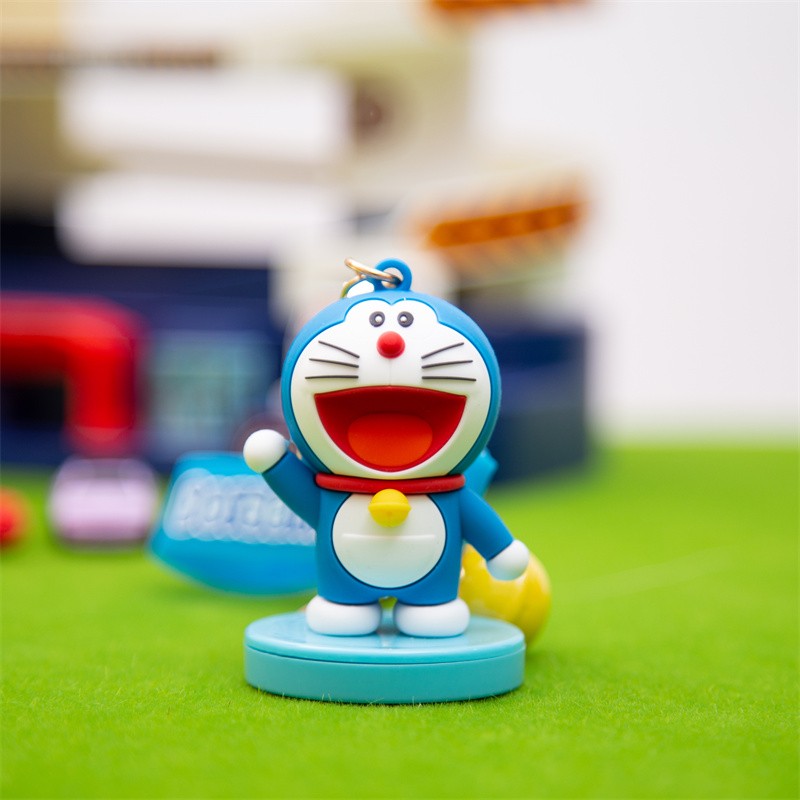 哆啦A梦机器猫姓名印章定制公仔钥匙扣挂件叮当猫机器猫挂饰礼物